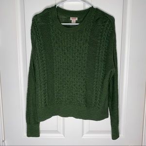 Mossimo Army Green Sweater